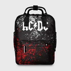 Рюкзак женский AC DC, цвет: 3D-принт