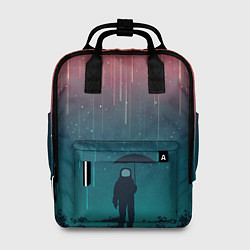 Рюкзак женский Космический Дождь, цвет: 3D-принт