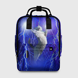 Рюкзак женский Грозовой кошак, цвет: 3D-принт