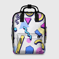 Рюкзак женский Геометрические фигуры, цвет: 3D-принт