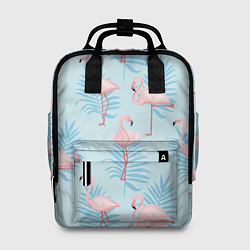 Женский рюкзак Арт с розовым фламинго