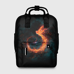 Рюкзак женский Космический Феникс, цвет: 3D-принт