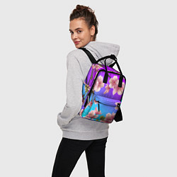Рюкзак женский САКУРА ВИШНЯ, цвет: 3D-принт — фото 2