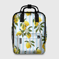 Рюкзак женский Лимоны, цвет: 3D-принт