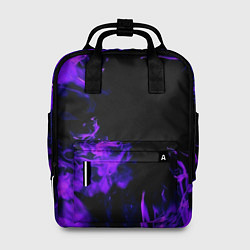 Рюкзак женский ФИОЛЕТОВЫЙ ОГОНЬ, цвет: 3D-принт