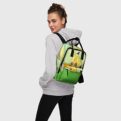 Рюкзак женский Пикачу на травке, цвет: 3D-принт — фото 2