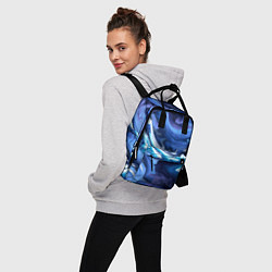 Рюкзак женский Абстрактные волны, цвет: 3D-принт — фото 2
