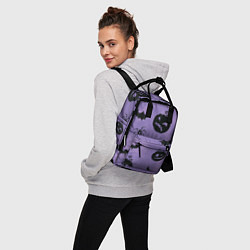 Рюкзак женский Фиолетовый хэллоуин, цвет: 3D-принт — фото 2