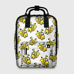 Женский рюкзак Among us Pikachu