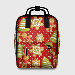 Рюкзак женский С Новым Годом!, цвет: 3D-принт