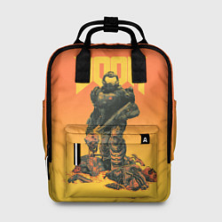 Рюкзак женский Doom, цвет: 3D-принт