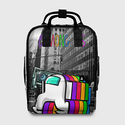 Рюкзак женский Among Us по улицам Нью-Йорка, цвет: 3D-принт