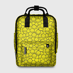 Рюкзак женский Смайлики, цвет: 3D-принт