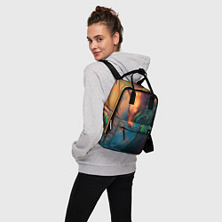 Рюкзак женский Волшебная лиса, цвет: 3D-принт — фото 2