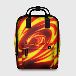 Рюкзак женский ОГНЕННЫЕ ВОЛНЫ FIRE STRIPES, цвет: 3D-принт