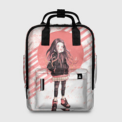 Рюкзак женский Незуко, цвет: 3D-принт