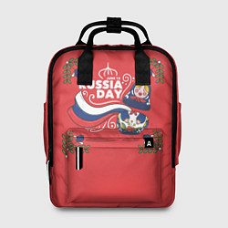 Рюкзак женский Russian Day, цвет: 3D-принт