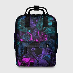 Рюкзак женский Neon Ahegao, цвет: 3D-принт
