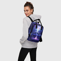 Рюкзак женский Яркий взрыв в космосе, цвет: 3D-принт — фото 2