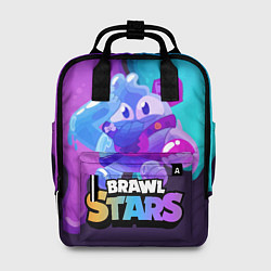 Рюкзак женский Сквик Squeak Brawl Stars, цвет: 3D-принт