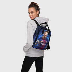 Рюкзак женский Лионель Месси Барселона 10, цвет: 3D-принт — фото 2
