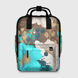 Рюкзак женский Красивые цвеТы, цвет: 3D-принт