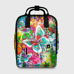 Рюкзак женский ЯРКИЕ КРАСКИ, цвет: 3D-принт