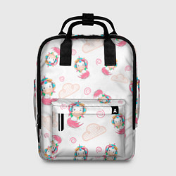 Рюкзак женский Радужные Единороги, цвет: 3D-принт