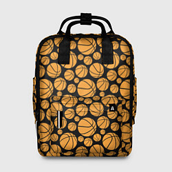 Рюкзак женский Баскетбольные Мячи, цвет: 3D-принт