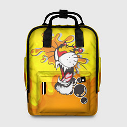 Рюкзак женский Тигр из капель, цвет: 3D-принт