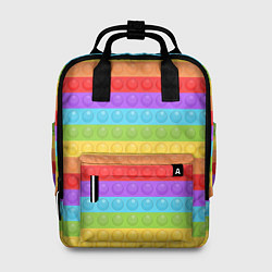 Рюкзак женский ПОП ИТ POP IT, цвет: 3D-принт