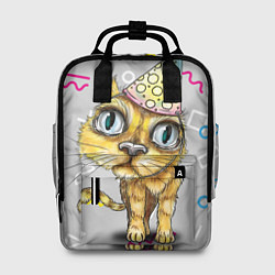Рюкзак женский Котик, цвет: 3D-принт