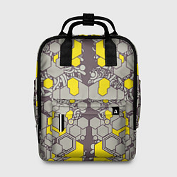 Рюкзак женский Абстракция киберпанк, цвет: 3D-принт