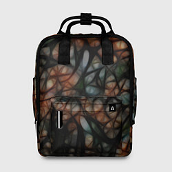 Рюкзак женский Мраморная паутинка, цвет: 3D-принт