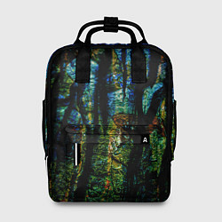 Рюкзак женский Разноцветная гора, цвет: 3D-принт
