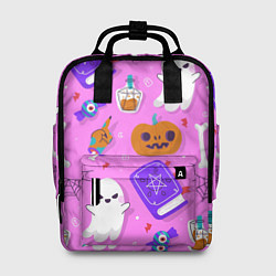 Рюкзак женский Дневной Хэллоуин, цвет: 3D-принт