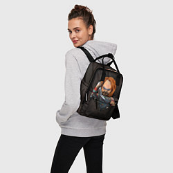 Рюкзак женский КУКЛА ЧАКИ, цвет: 3D-принт — фото 2