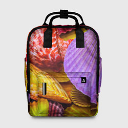 Женский рюкзак Разноцветные ракушки multicolored seashells