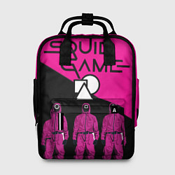 Рюкзак женский Игра в Кальмара-Стражи, цвет: 3D-принт