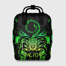 Рюкзак женский Acid scorpion, цвет: 3D-принт