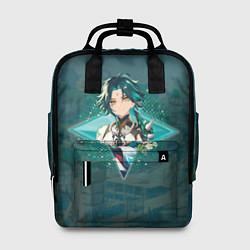 Рюкзак женский Сяо Адепт в примогеме, цвет: 3D-принт