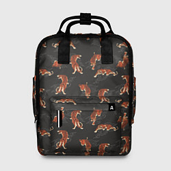 Рюкзак женский Тигр-хищник в облаках, цвет: 3D-принт