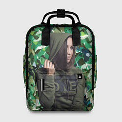 Рюкзак женский Olga Buzova - camouflage, цвет: 3D-принт