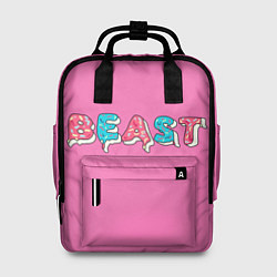 Рюкзак женский Mr Beast Donut Pink edition, цвет: 3D-принт