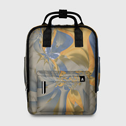 Рюкзак женский Орхидеи Небо и песок Абстракция 403-1, цвет: 3D-принт