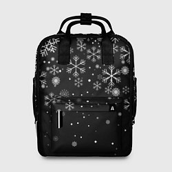 Женский рюкзак Снежинки - С Новый год