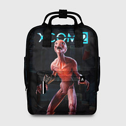 Рюкзак женский XCOM пришелец, цвет: 3D-принт