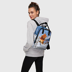 Рюкзак женский Гуляющий тигр, цвет: 3D-принт — фото 2