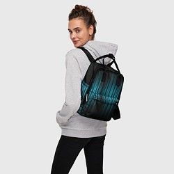 Рюкзак женский Неоновые флуктуации, цвет: 3D-принт — фото 2