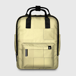 Рюкзак женский Золотые квадраты, цвет: 3D-принт